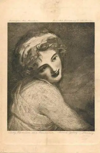 Lady Emma Hamilton as a Bacchante by George Romney
