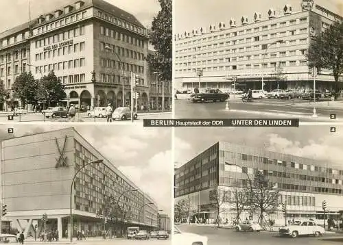 Germany Berlin Hauptsadt der DDR Unter den Linden multi view