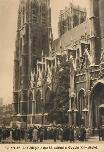 Belgium Bruxelles La Collegiale des Saints Michel & Gudule XVIIIeme siecle