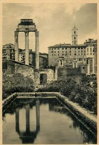 Italy Rome Temple of Castor & Pollux