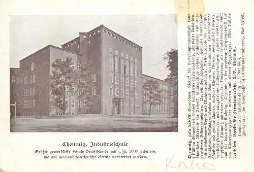 Germany Chemnitz Industrieschule