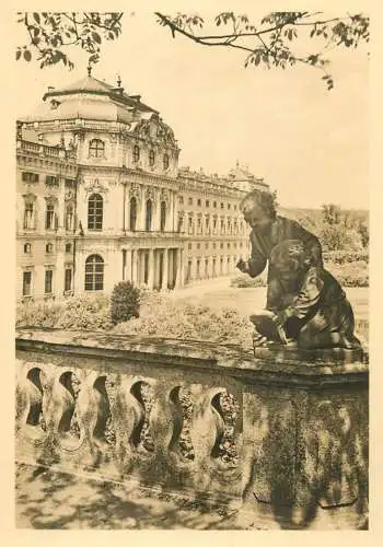 Germany Wurzburg - Residenz Gartenfront von Sudosten