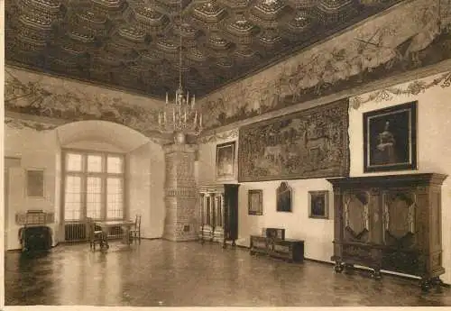 Poland Krakow Wawel Chateau Royal Salle des Tournois XVIeme siecle