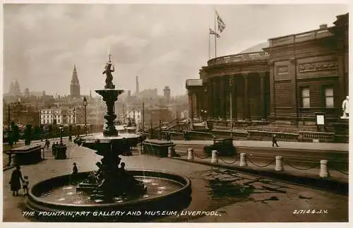 United Kingdom England Liverpool fountain