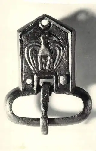 Hungary Budapest Museum of History belt bronze buckle from Jozsef Attila