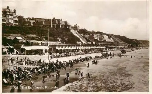 United Kingdom England Dorset Boscombe beach view