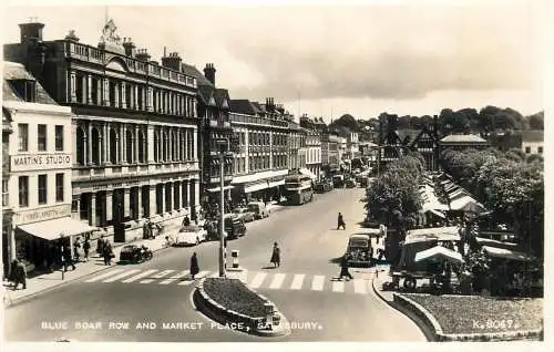 United Kingdom England Wiltshire Salisbury blue boar row and market