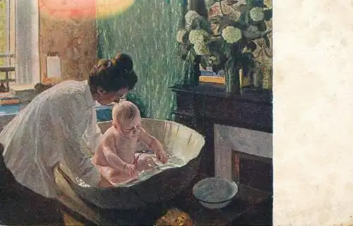 Fine arts painting B. Koustodiev le matin
