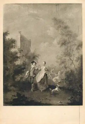 A walk in the park Norbert Grund painting