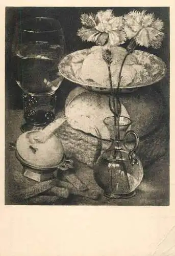 Still life with carnations Georg Flegel painting