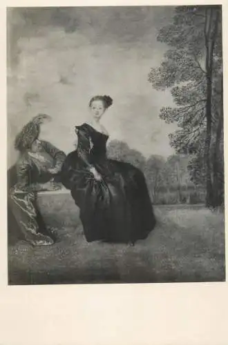 La Boudeuse Antoine Watteau painting