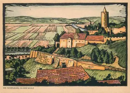 Germany Die Schonburg an der Saale