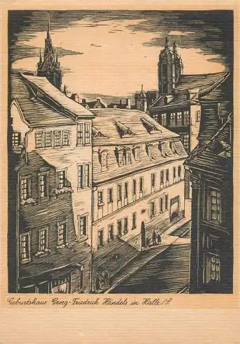 Germany Geburtshaus Georg Friedrich Handels in Halle an der Saale
