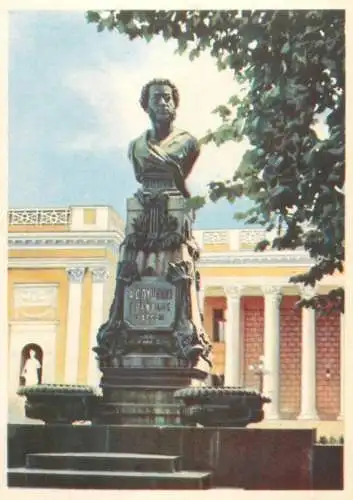 Ukraine Odessa Alexander Puschkin monument
