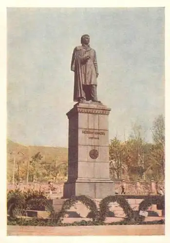 Armenia Erevan monument of Khatchadoor Abovian