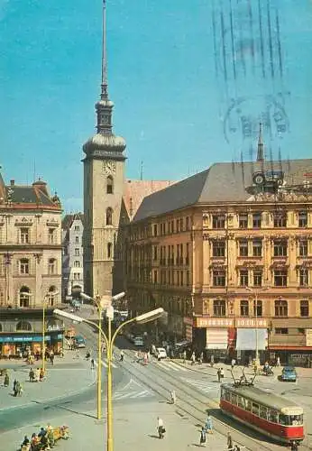 Czech Republic Brno place de la Liberte 1972
