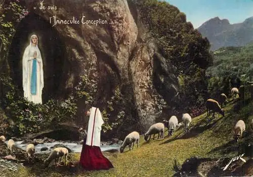 France Hautes Pyrénées > Lourdes apparition de la Sainte Vierge