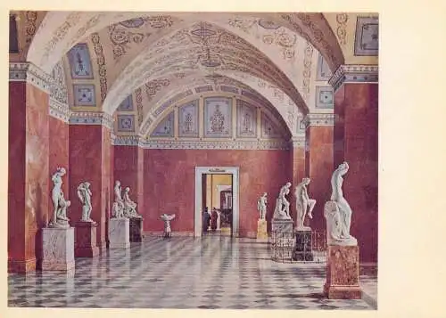 Russia Leningrad Ermitage museum E. Hau la salle de la sculpture russe
