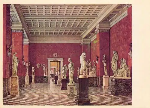 Russia Leningrad Ermitage museum E. Hau la salle de la sculpture grecque