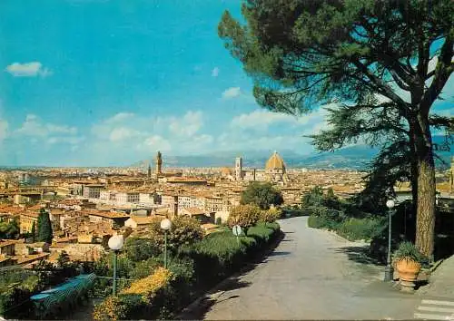 Italy Florence view from Hills avenue