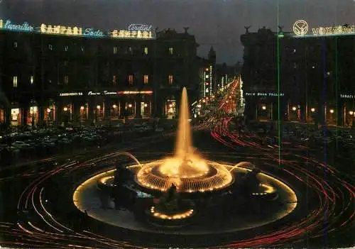 Italy Rome piazza della Repubblica fontana dell'Esedra