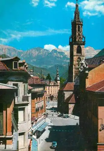 Italy Bolzano piazza Walter il duomo