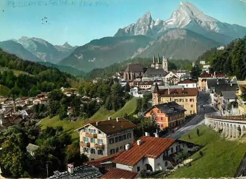 Germany Berchtesgaden mit Watzmann und Steinernes Meer 1961