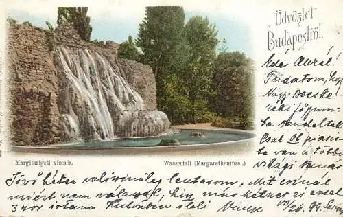 Hungary Budapest litho 1899
