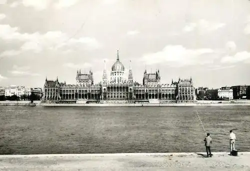 Hungary Budapest Parliament building from across Danube