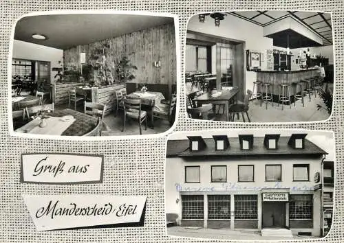 Germany Gruss aus Manderscheid/Eifel Gastsatte Futterplatz multi view