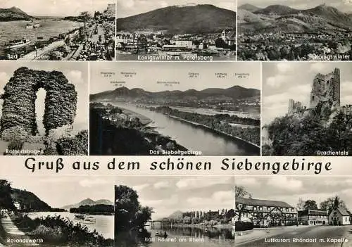 Germany Gruss aus schonen Siebengebirge multi view