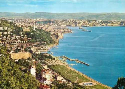Italy Trieste panorama of coast
