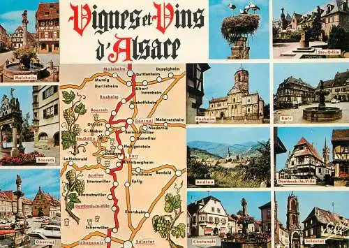 France Molsheim la route des vins 1972