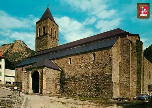 Spain Pirineo Aragones Huesca Bielsa iglesia Parroquial