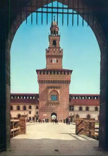 Italy Milano the Sforza castle