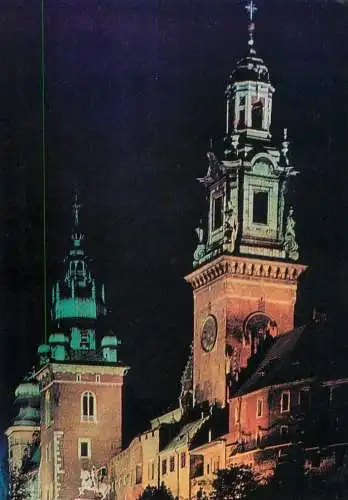 Poland Krakow wieze katedry wawelskiej