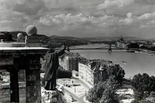 Hungary Budapest cityscape from Gellert monument