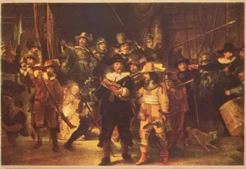 The Night Watch Rembrandt painting