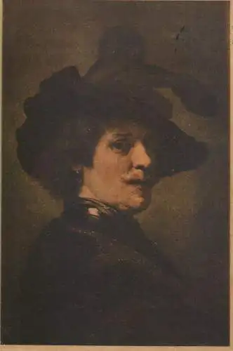 Rembrandt painting of himself as an officer