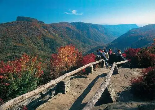 USA Linville Gorge at Wiseman's view