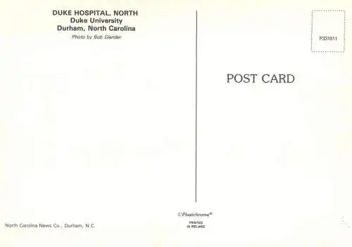 USA Durham NC Duke University & Duke Hospital