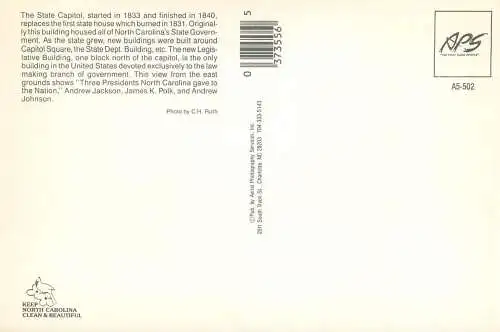 USA Raleigh NC State Capitol