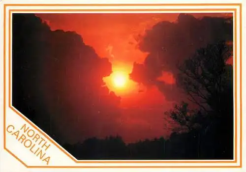 USA North Carolina picturesque sunset scenery