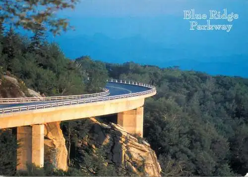 USA Linville NC Grandfather Mountain Blue Ridge Parkway Linn Cove Viaduct