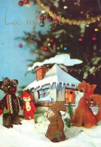 Winter Holidays greetings miniature toys decorative ornaments