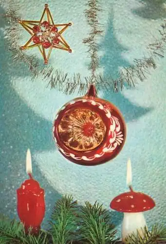 Christmas greetings decorative ornaments
