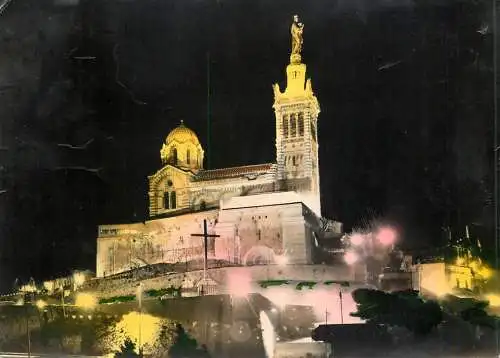 France Marseille Basilique Notre Dame de la Garde 1956