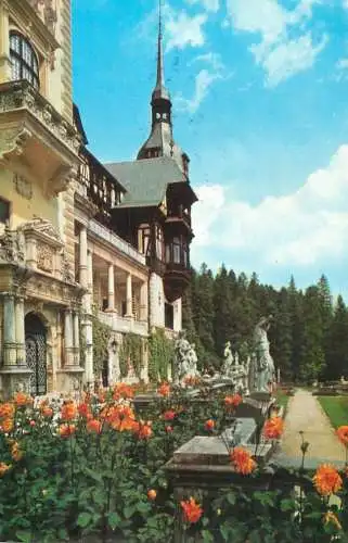 Romania vedere din Sinaia Muzeul "Peles"