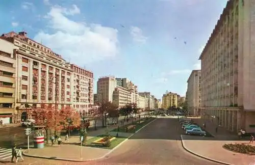 Romania Bucuresti aspect de pe bd-ul g-ral Magheru