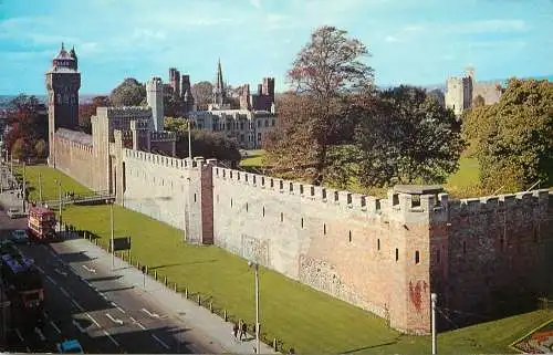 Wales Cardiff Castle & Duke Street